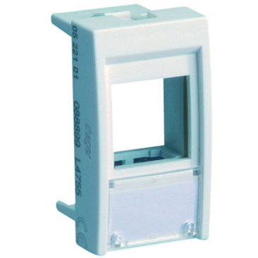 HAGER WS202 SYS TAPA RJ45 1MOD.CONECT KEYSTONE BL